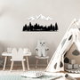 Wallity Nature And Mountain - 6 Escultura de Pared de Metal